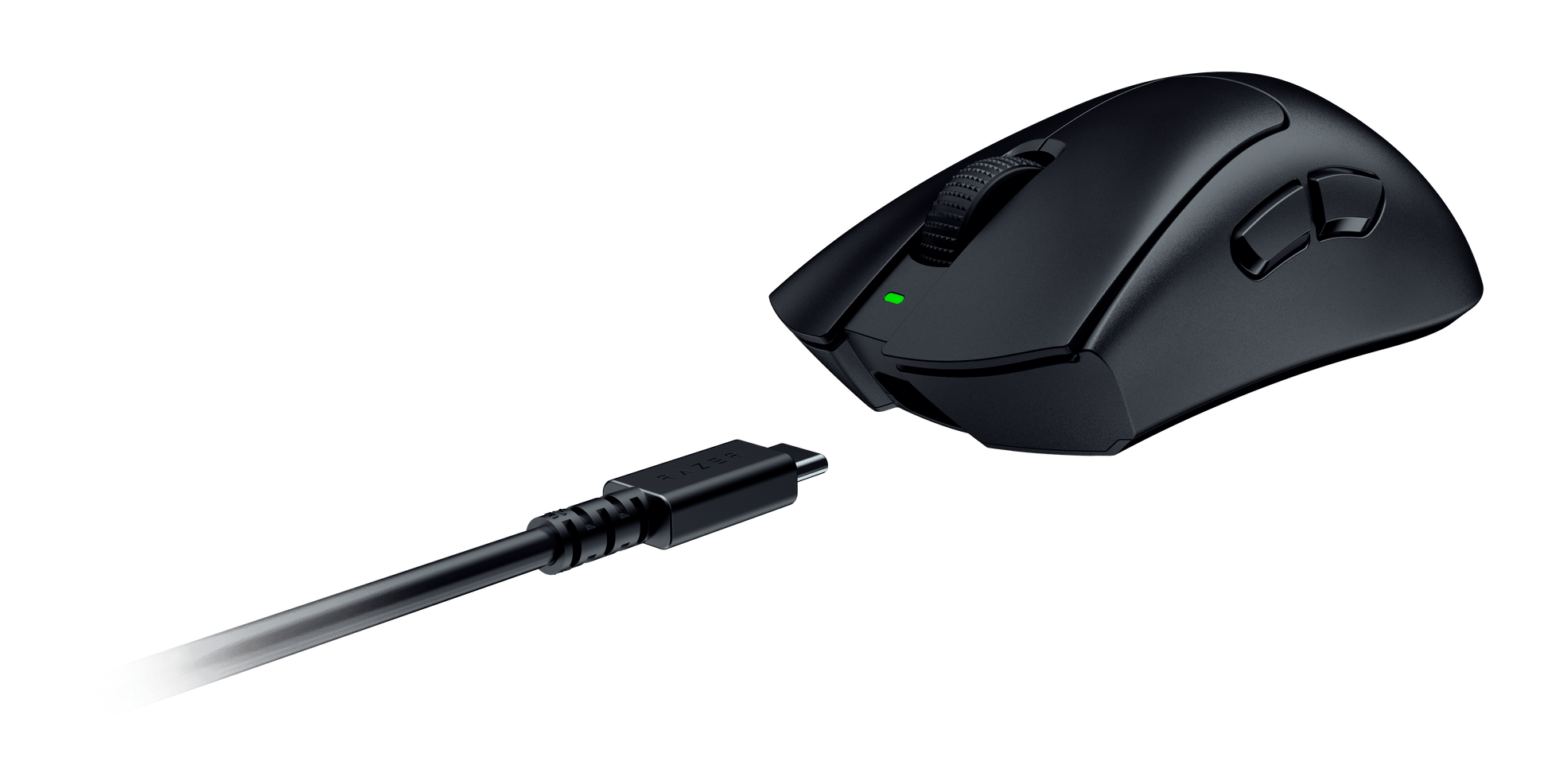 Deathadder V3 Hyperspeed Optical USB Wireless Gaming Mouse, Black